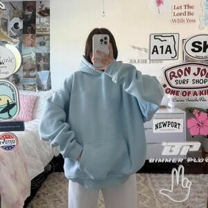 blue waves amare hoodie sweatshirt